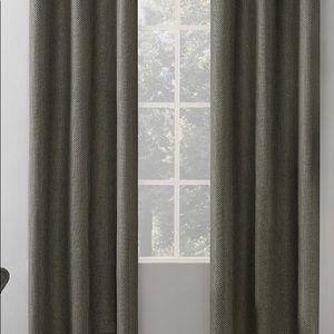 Grommet top light filtering curtains